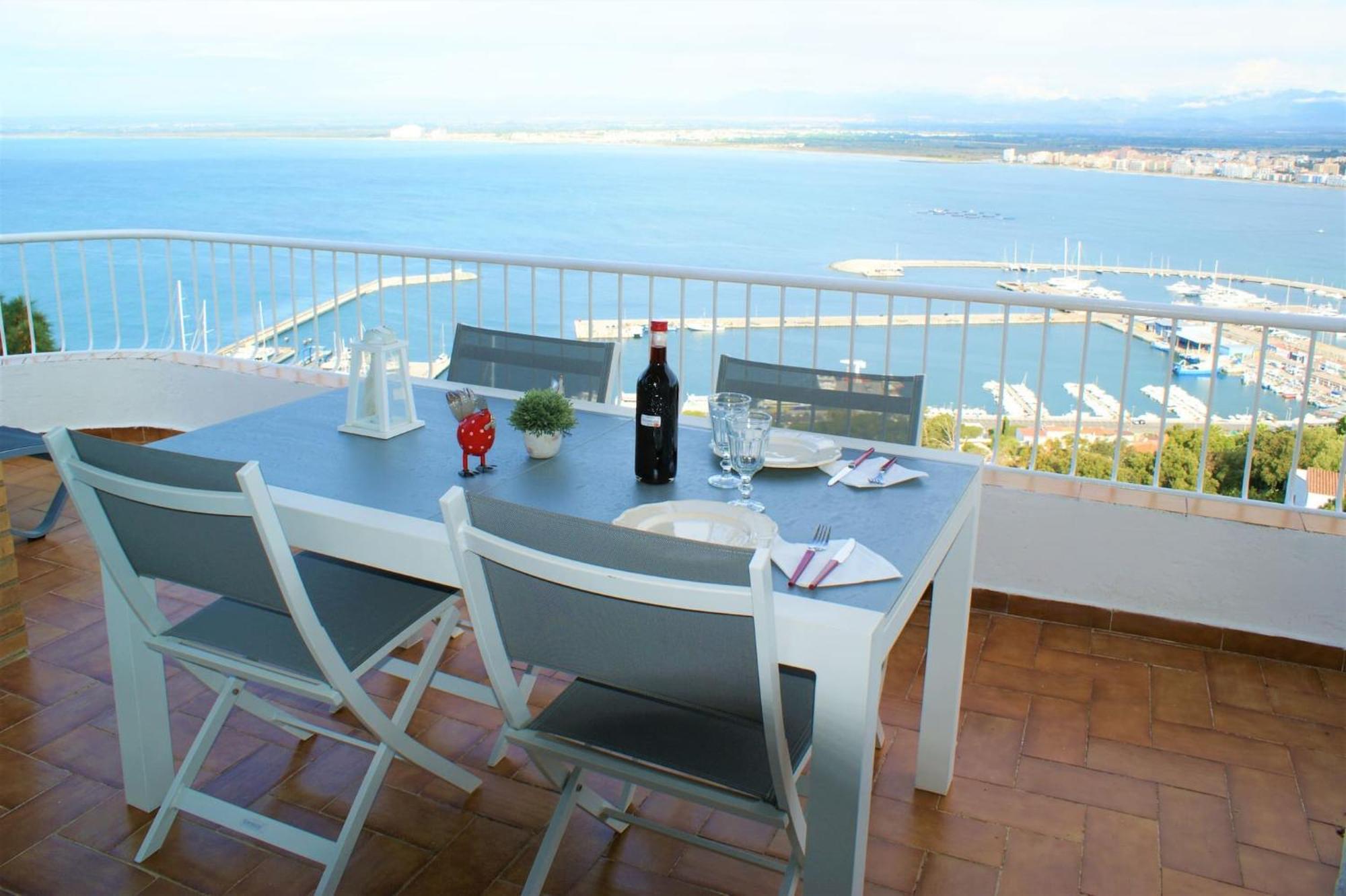 Appartement Precioso Piso Con Vistas Espectaculares Del Mar Av-50 à Roses Extérieur photo