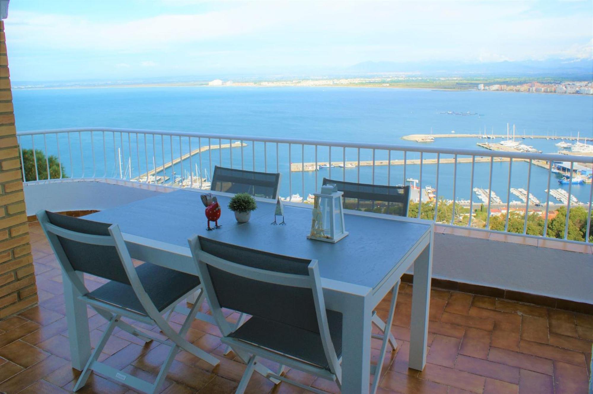 Appartement Precioso Piso Con Vistas Espectaculares Del Mar Av-50 à Roses Extérieur photo